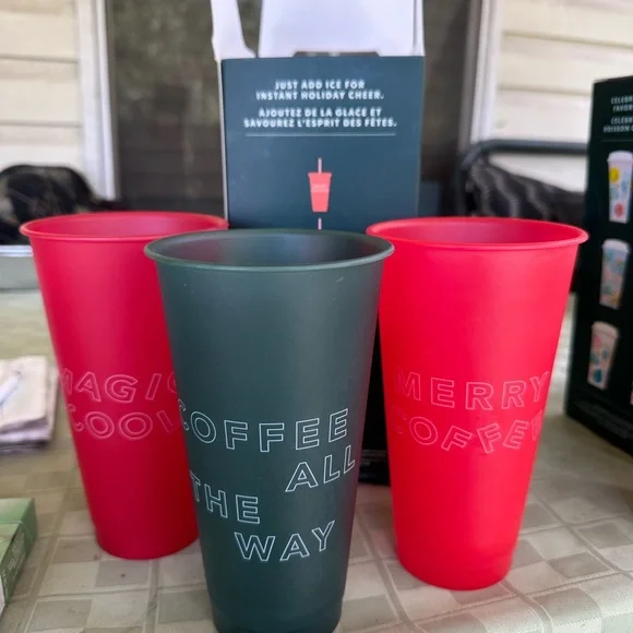 STARBUCKS COLD CUPS. Brand new . Sold out - Picture 6 of 9